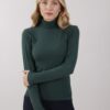 LUPETTO MISTO CASHMERE - Verde bottiglia, TU