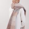 SCIARPA A QUADRI CON LUREX - Rosa, TU