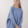 MAGLIA CON TESSUTO LUREX - Celeste, TU