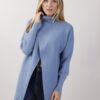 MAGLIA CON SPACCO - Celeste, TU
