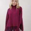 MAGLIA OVERSIZE CON FRANGE - Petunia, TU