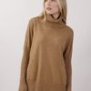MAGLIA CON MANICA A COSTE - Cammello, TU