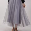 GONNA IN TULLE - Grigio, TU
