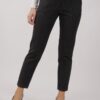 PANTALONE GESSATO CON CINTURA - Nero, L
