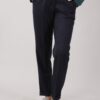 PANTALONI CLASSICI CON RISVOLTO - Blu, M