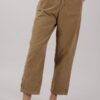 PANTALONE A COSTINE RELAXED FIT - Cammello, XS