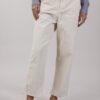 PANTALONE A COSTINE RELAXED FIT - Cream, M