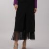 GONNA CON SOTTOVESTE IN TULLE - Nero, L