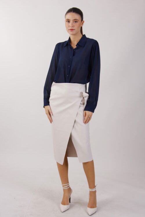 GONNA IN ECOPELLE CON FIOCCO