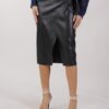 GONNA IN ECOPELLE CON FIOCCO - Nero, L