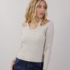 MAGLIA CON SPALLE SCOPERTE - Chalk, TU