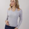 MAGLIA CON SPALLE SCOPERTE - Grey, TU