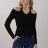MAGLIA CON SPALLE SCOPERTE - Black, TU