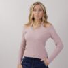 MAGLIA CON SPALLE SCOPERTE - Rose, TU