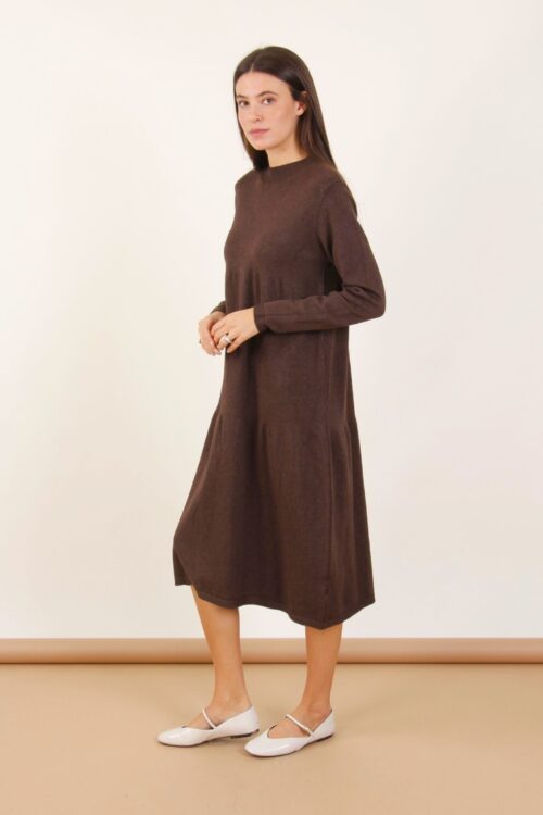 VESTITO MIDI IN MAGLIA