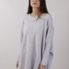 MAGLIA CON MANICHE A PIPISTRELLO - Grey, TU