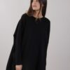 MAGLIA CON MANICHE A PIPISTRELLO - Nero, TU