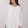 MAGLIA CON MANICHE A PIPISTRELLO - Cream, TU