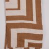 SCIARPA CON MOTIVO GEOMETRICO - Beige, TU