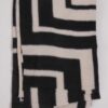 SCIARPA CON MOTIVO GEOMETRICO - Nero, TU
