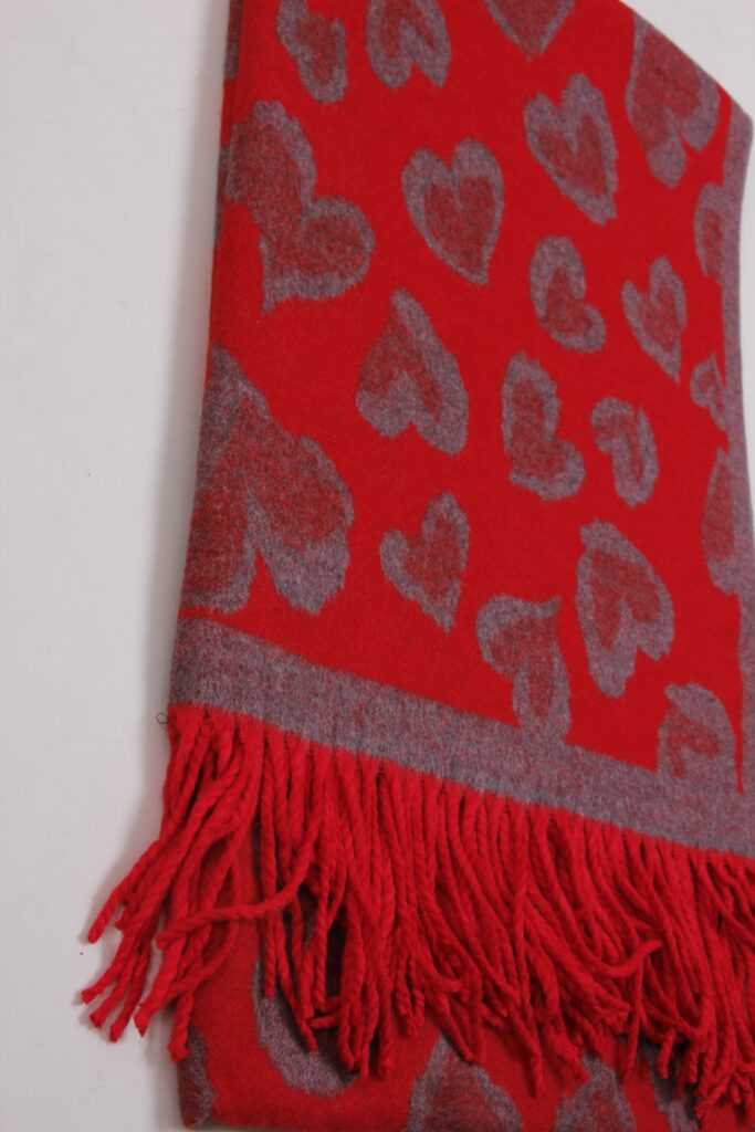 SCIARPA CON MOTIVO A CUORI - Rot, TU 