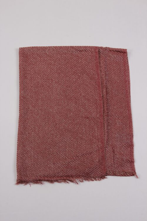 Alternative view of SCIARPA ELEGANTE CON PICCOLE RIGHE IN LUREX