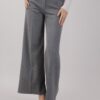 PANTALONE PALAZZO ELEGANTE GESSATO - Grigio, L