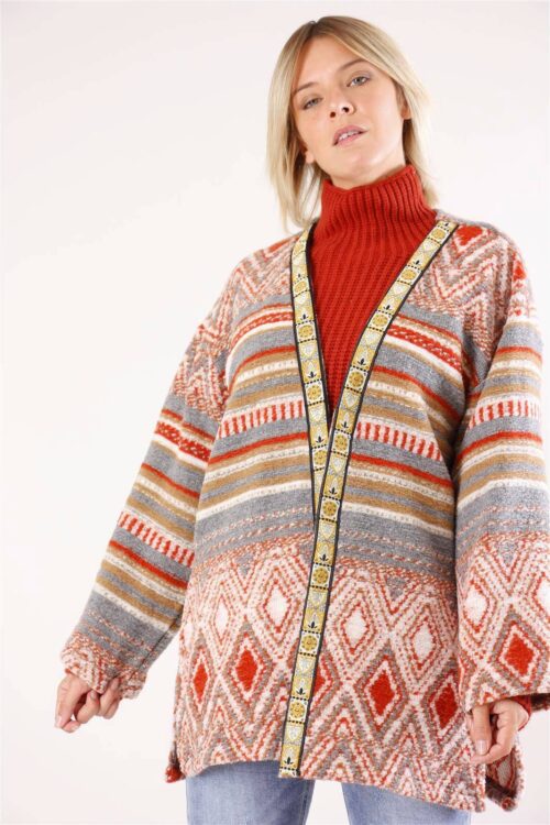 GIACCA KIMONO FANTASIA ETNICA