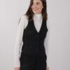 GILET ELEGANTE GESSATO - Black, M