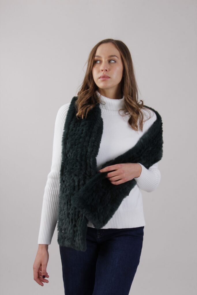 SCIARPA EFFETTO PELLICCIA 