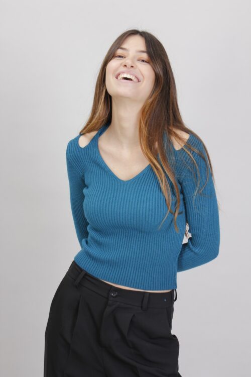 MAGLIONCINO CON FIOCCO REGOLABILE