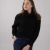 MAGLIONE OVERSIZE A COLLO ALTO - Nero, TU