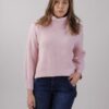 MAGLIONE OVERSIZE A COLLO ALTO - Rosa, TU