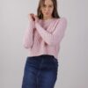 MAGLIONCINO A TRECCE CON PAILLETTES - Rosa, TU