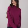 MAGLIONE A COLLO ALTO CON FRANGE - Petunia, TU