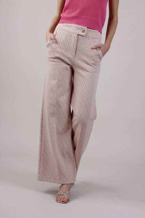 Alternative view of PANTALONE A PALAZZO STRUTTURATO A FANTASIA