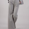 PANTALONE A PALAZZO STRUTTURATO A FANTASIA - Grigio, M