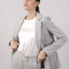 GIACCA MONOPETTO STRUTTURATA A FANTASIA - Grigio, L