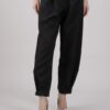 PANTALONE CON BOTTONE ALLA CAVIGLIA - Black, S