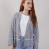 CARDIGAN IN MAGLIA CON DETTAGLI IN LUREX - Pearl, TU