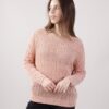 MAGLIA TRAFORATA IN COTONE - Rosa, TU