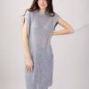 ABITO LUNGO TRAFORATO IN LUREX - Pearl, TU