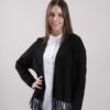 CARDIGAN CON FRANGE - Nero, TU
