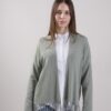 CARDIGAN CON FRANGE - Salvia, TU