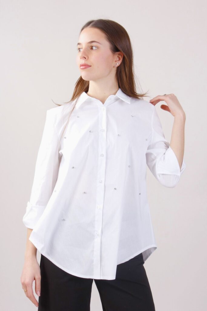 CAMICIA CON STRASS 
