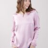 BLUSA A MANICHE LUNGHE IN VISCOSA - Rose, L