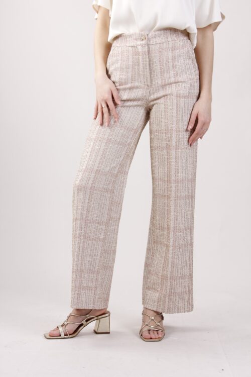 Alternative view of PANTALONI PALAZZO IN TWEED