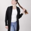 CARDIGAN IN MAGLIA - Black, TU