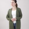CARDIGAN IN MAGLIA - Military Olive, TU