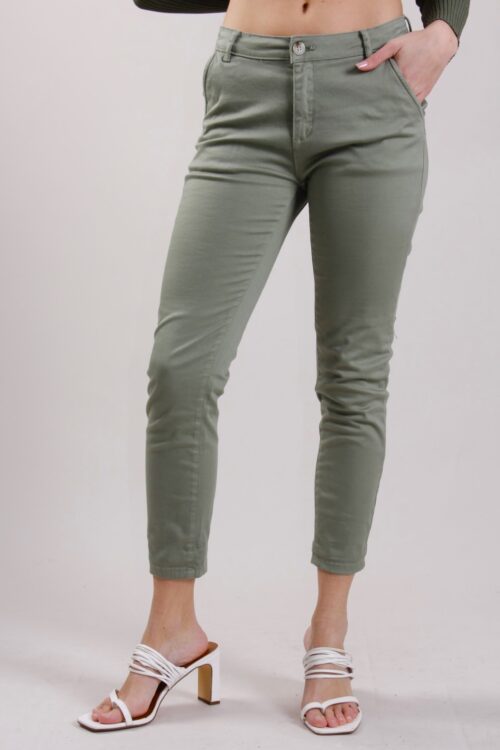 PANTALONI A SIGARETTA IN TESSUTO